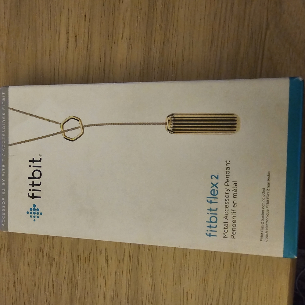 Fitbit Flex 2 Gold Metal Accessory Pendant